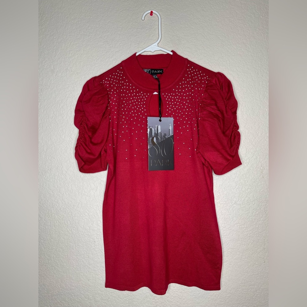 80 PARK keyhole neck sweater